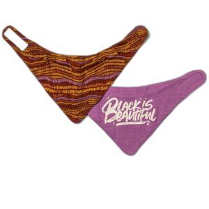 Black History Month Multipack My Black Is Beautiful Woven Gauze Bibs